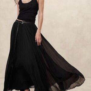Banana Republic Black Maxi Skirt